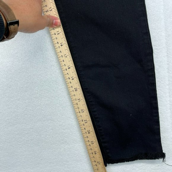 Paige Jeans Womens 34 Black Skinny HOXTON Ankle Stretch - Picture 6 of 11